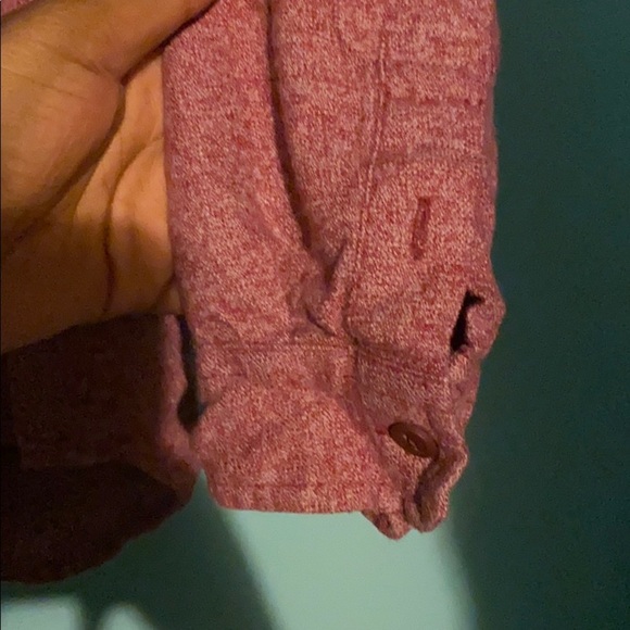 Boy Red long sleeve old navy button down shirt - Picture 5 of 5